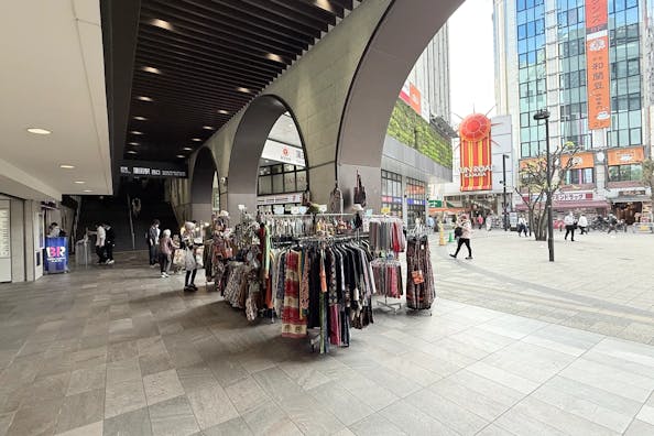 【東急プラザ蒲田】②『蒲田駅西口駅前広場』前イベントスペース 物販やPRプロモーションに最適な通行量の多いイベントスペース