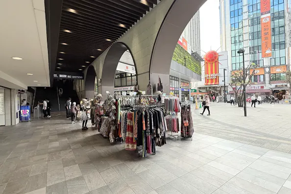 【東急プラザ蒲田】②『蒲田駅西口駅前広場』前イベントスペース 物販やPRプロモーションに最適な通行量の多いイベントスペース