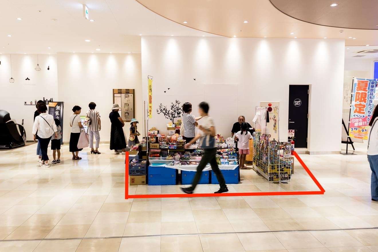 赤枠がご利用できる範囲のイメージです。