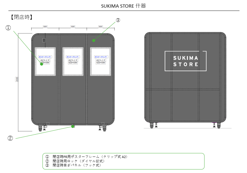 【JR大崎駅構内】新興ブランドや新商品向け、トラフィックの多いポップアップストアスペースの画像10