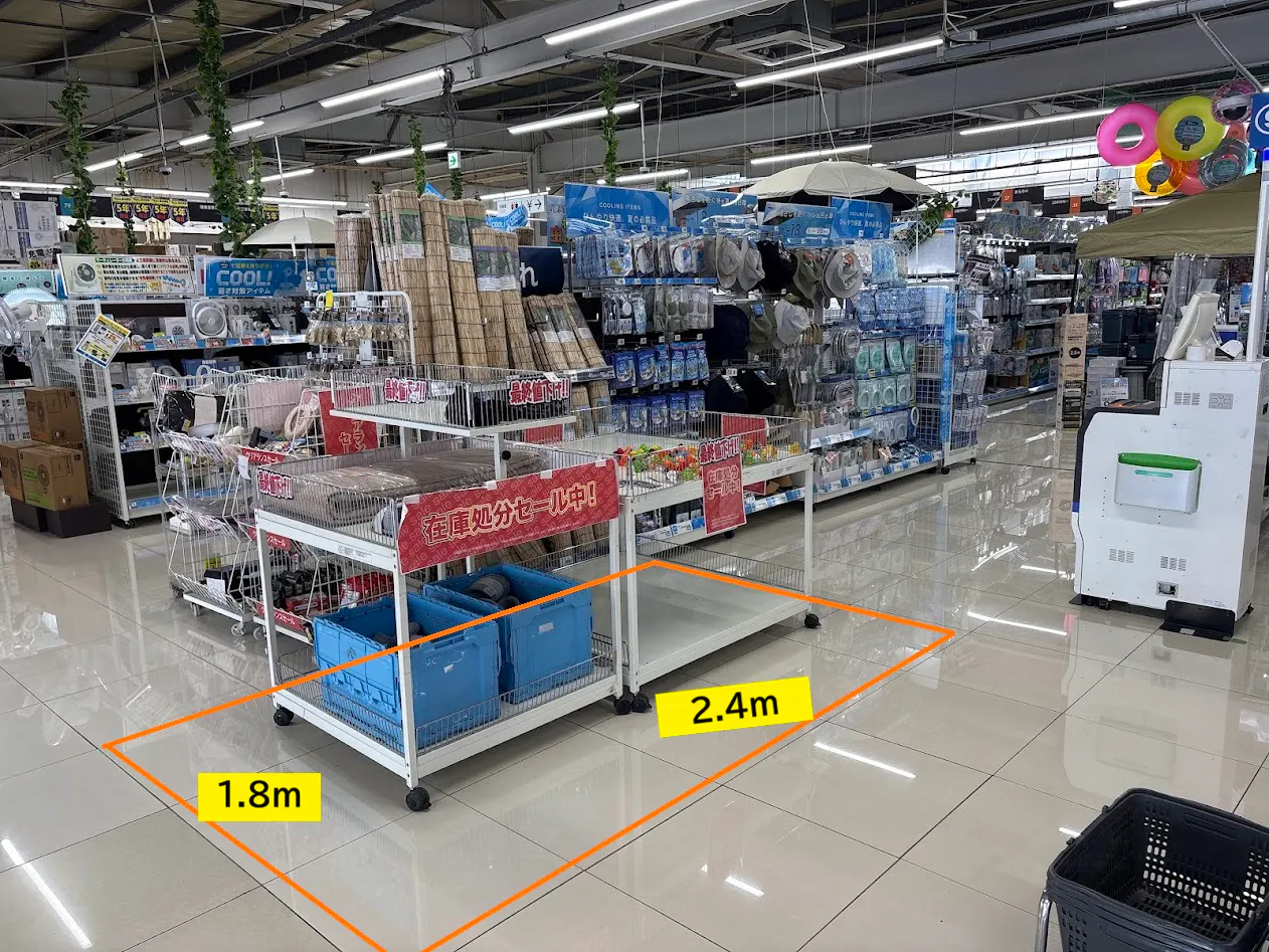 【スーパーセンタートライアル八女店】店内レジアウト