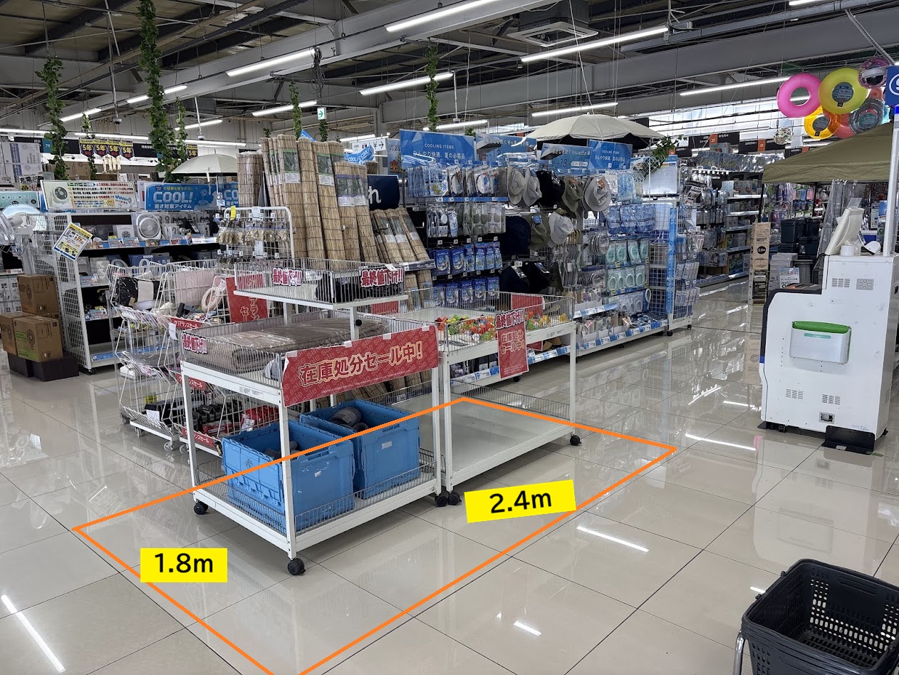【スーパーセンタートライアル八女店】店内レジアウト