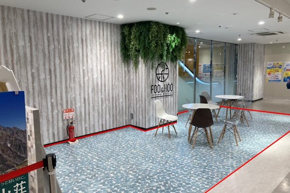 【マリエとやま】ポップアップストアやPRイベント利用に適したメイン動線付近にあるイベントスペース