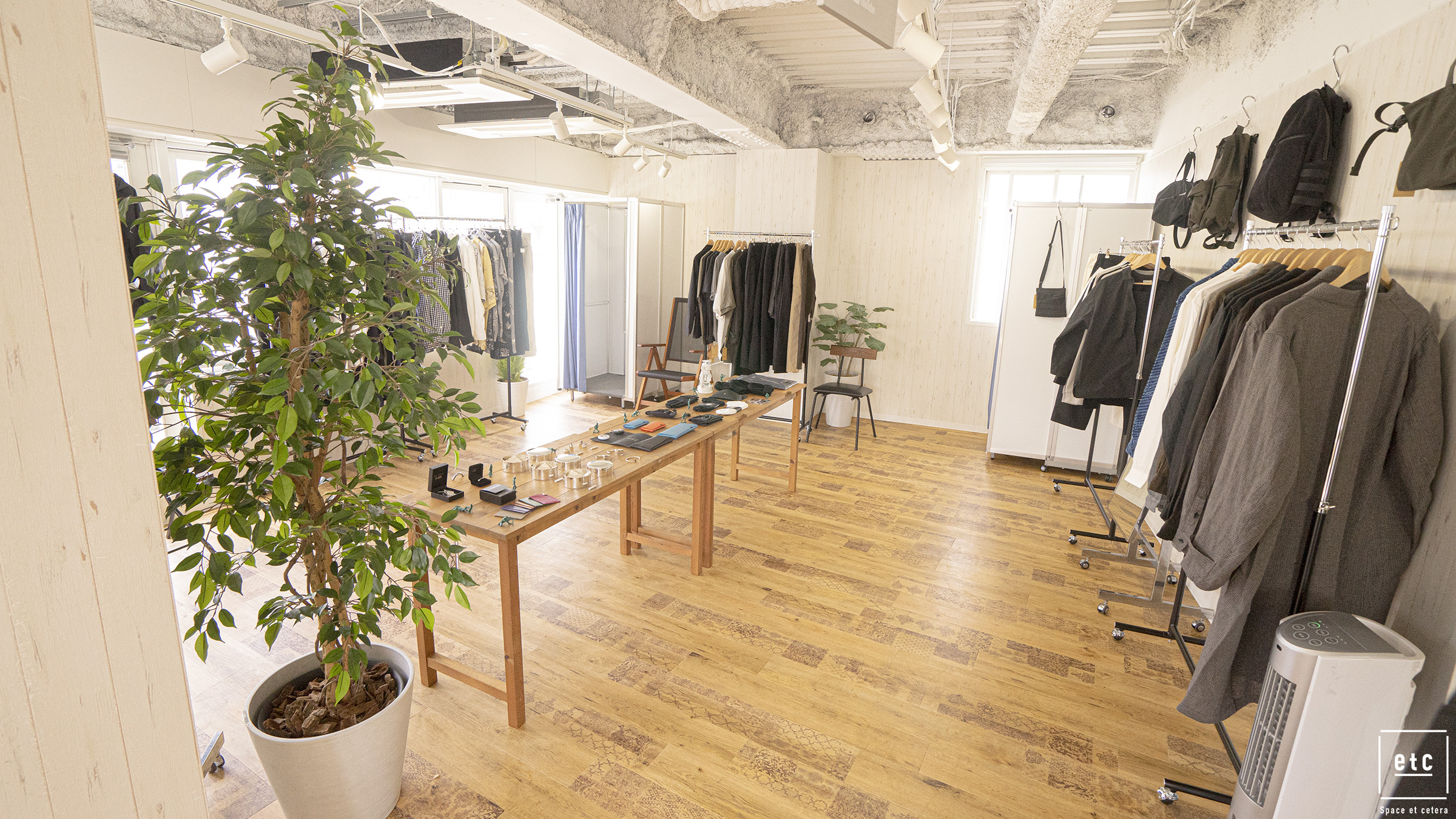 (活用例:07)ポップアップショップ・物販の利用スペースとして。