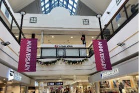 【イオンモール下田】モール内広告 通路バナー