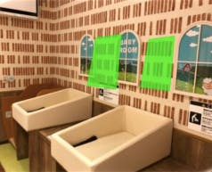 【イオンモール神戸南】モール内広告 ベビールーム