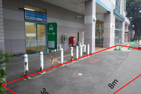 【イオン中仙店】イオン中仙店_キッチンカー区画 キッチンカー出店に最適なスーパー屋外催事イベントスペース