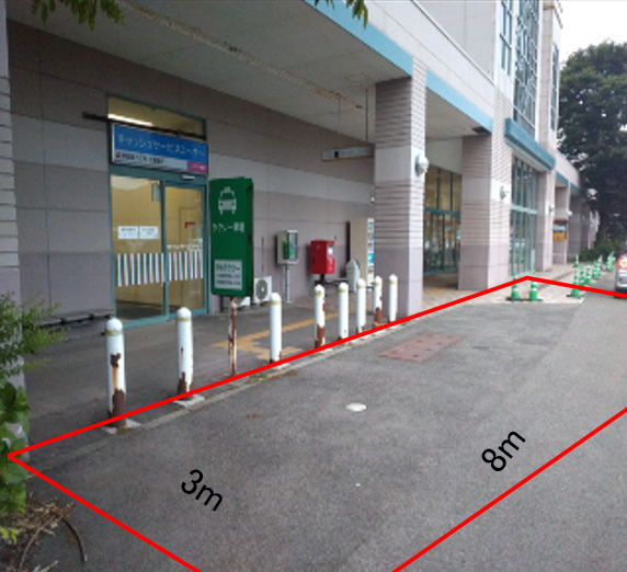 【イオン中仙店】イオン中仙店_キッチンカー区画 キッチンカー出店に最適なスーパー屋外催事イベントスペース