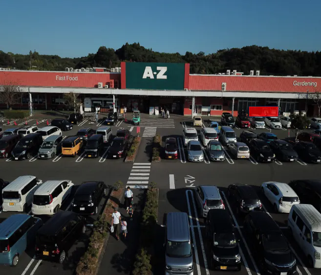 【AZマキオあくね店】販促プロモーションに最適な喫煙所横のスペース