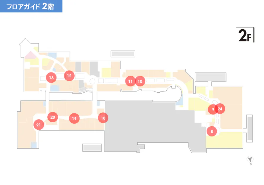 【ららぽーとTOKYO-BAY】南館2F　南Aエスカレーター横