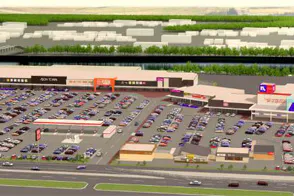 【イオンタウン湖南(フードコート前)】出張販売やプロモーションイベントに適した西側入り口前の人通りの多いイベントスペース