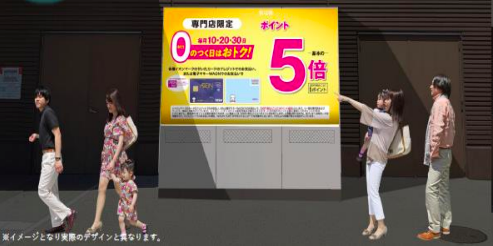 【イオンモール新瑞橋】モール内広告 大型デジタルサイネージ