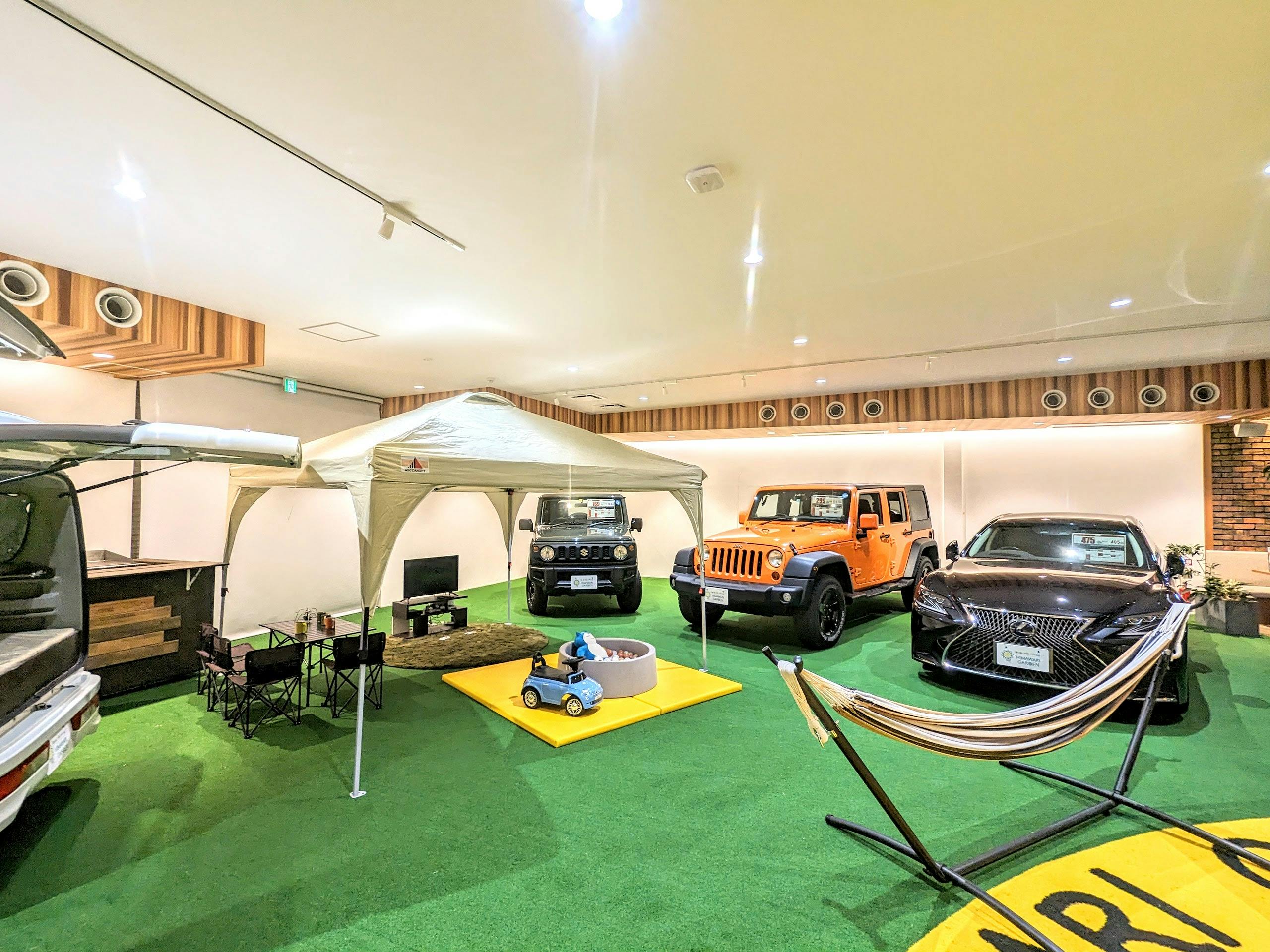 【神戸市北区／ひまわりガーデンモール】飲食やイベントの出店に最適な店舗入口前のイベントスペース