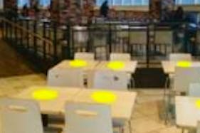 【イオンモール鶴見緑地】モール内広告 フードコート