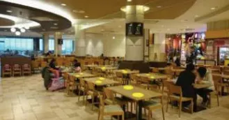 【イオンモール鶴見緑地】モール内広告 フードコート