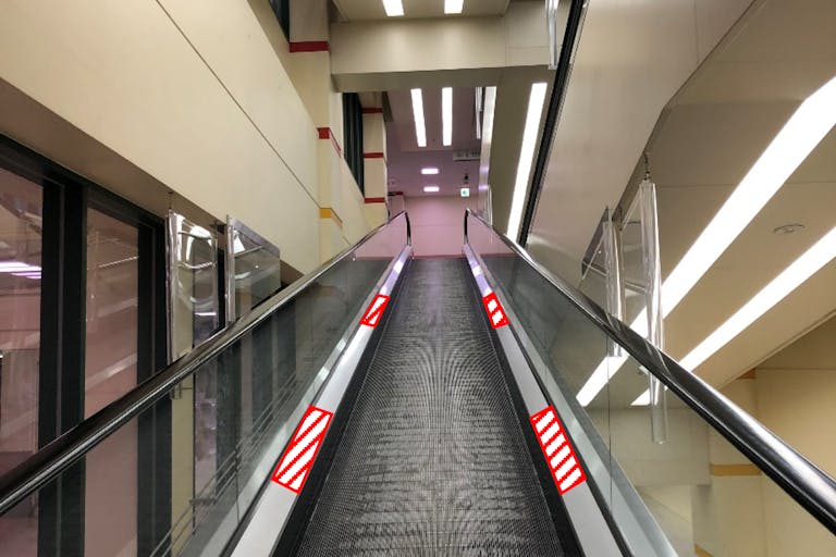 【みのおキューズモール】みのおキューズモール【メディア】「②CENTER1~5階 オートスロープ」の画像1