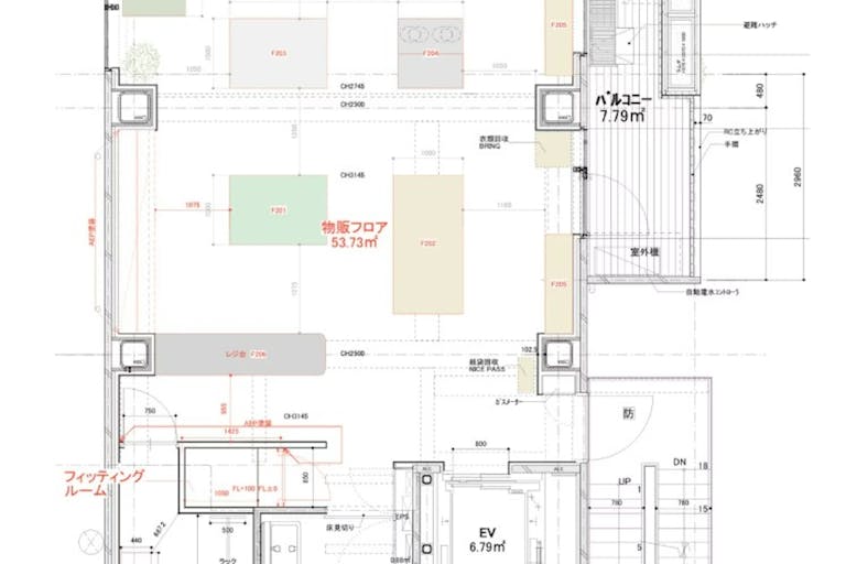 【麻布十番駅3分】イベントスペース 図面