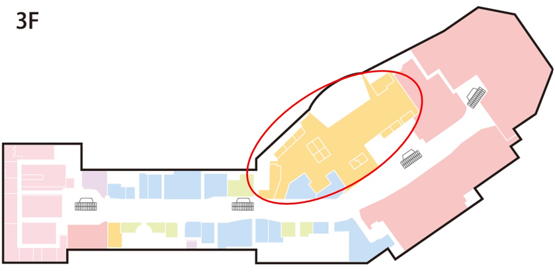 【イオンモール新利府】モール内広告 フードコートテーブル