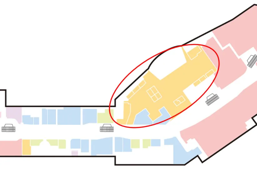 【イオンモール新利府】モール内広告 フードコートテーブル