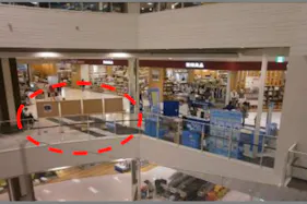 【イオンモール新瑞橋】2Fセントラルコート吹抜けB(南東側)