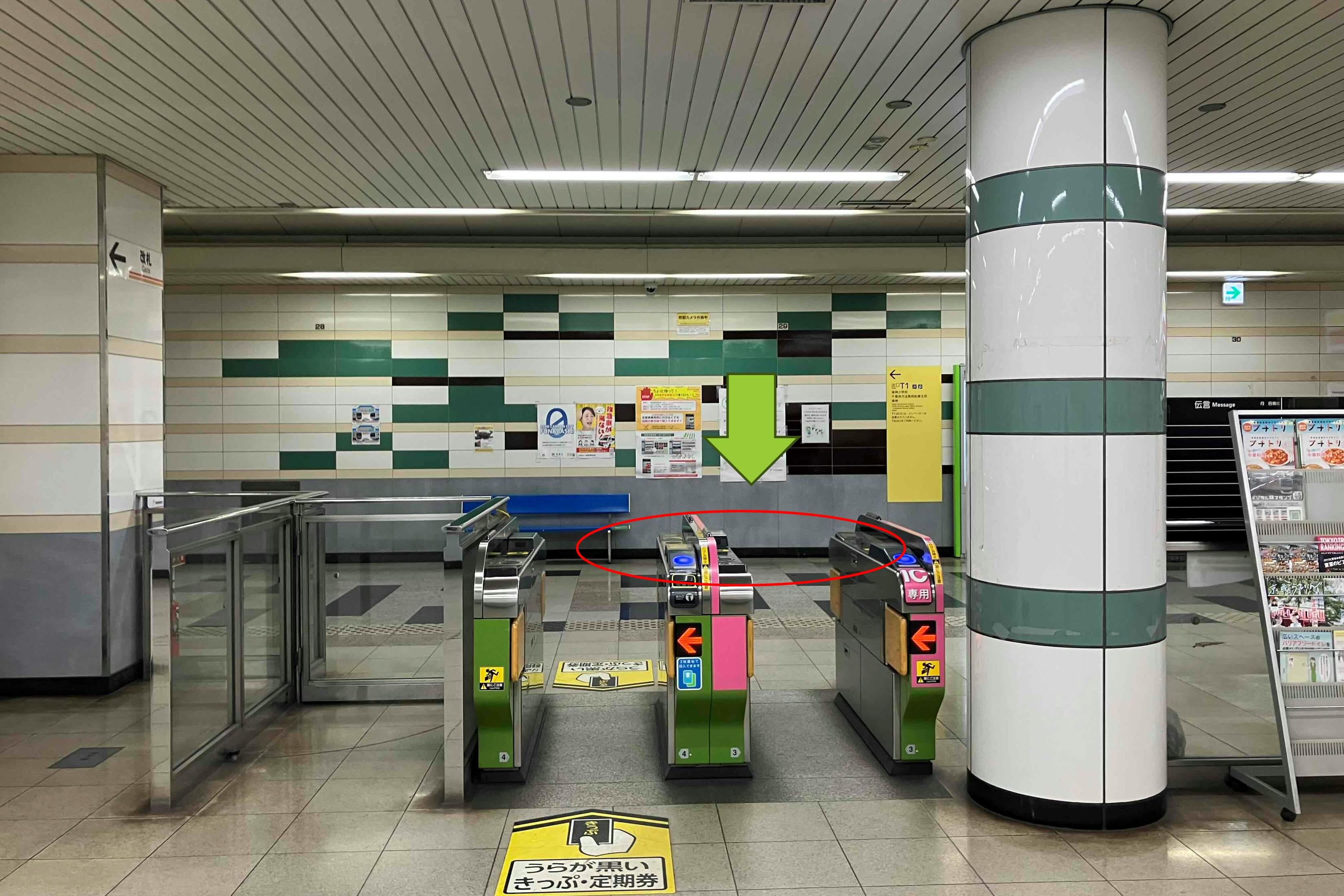 【東海神駅】プロモーションや食物販に最適な人流の多い改札前スペース