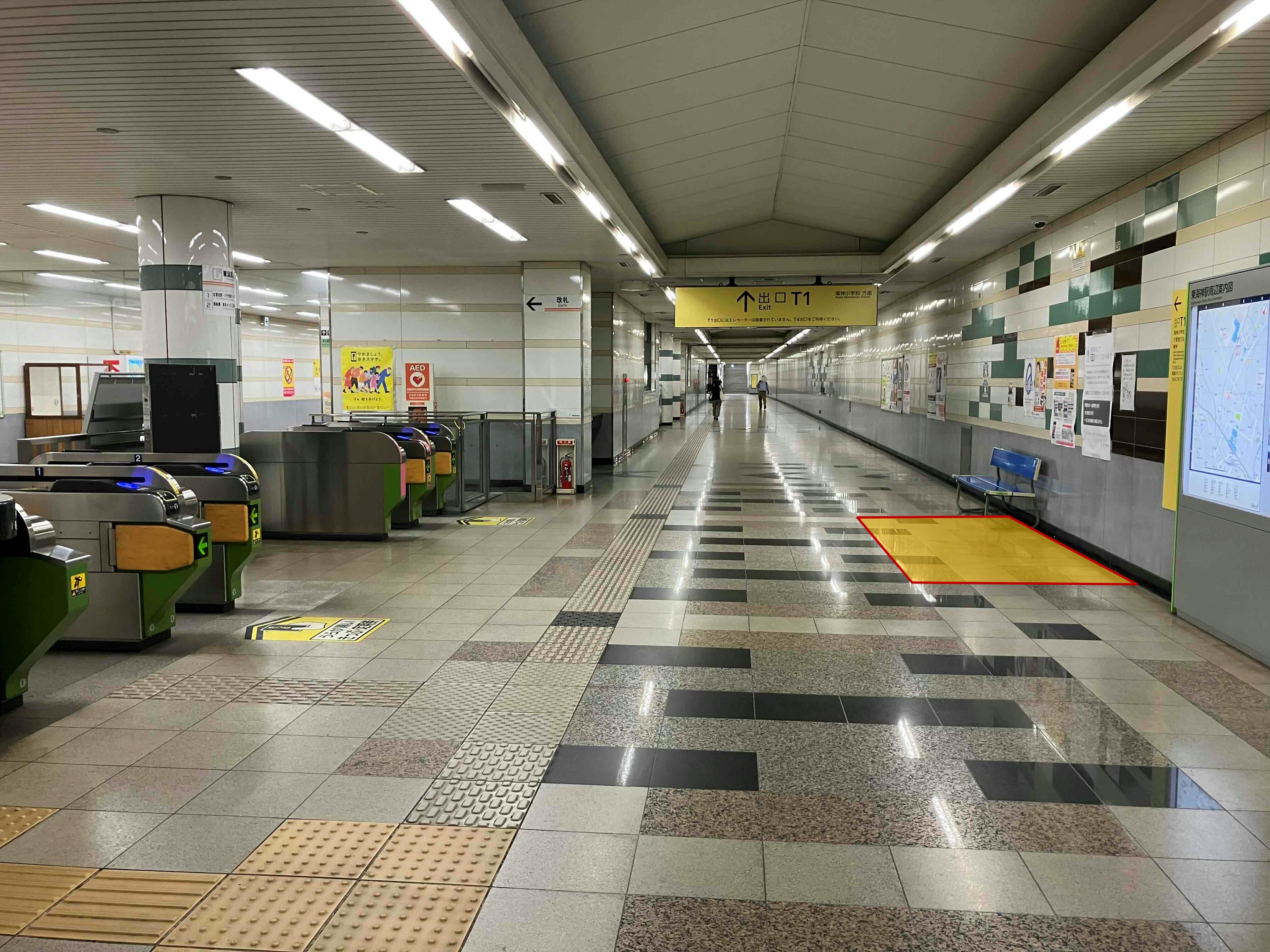 【東海神駅】プロモーションや食物販に最適な人流の多い改札前スペース