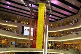 【イオンモール岡山】モール内広告 大型バナー