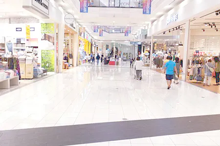 【イオンモール佐野新都市】プロモーションや物販、食物販のポップアップストアに適した1F B通路の催事イベントスペース