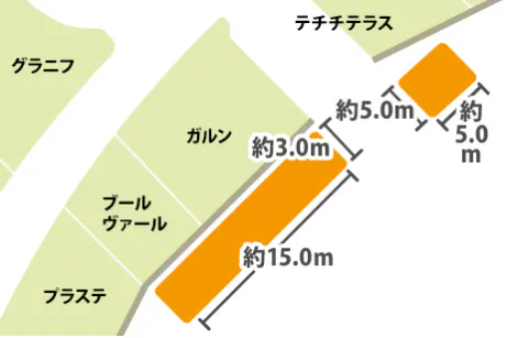 【イオンモール浜松市野*】屋外スペースB(専門店中央入口)