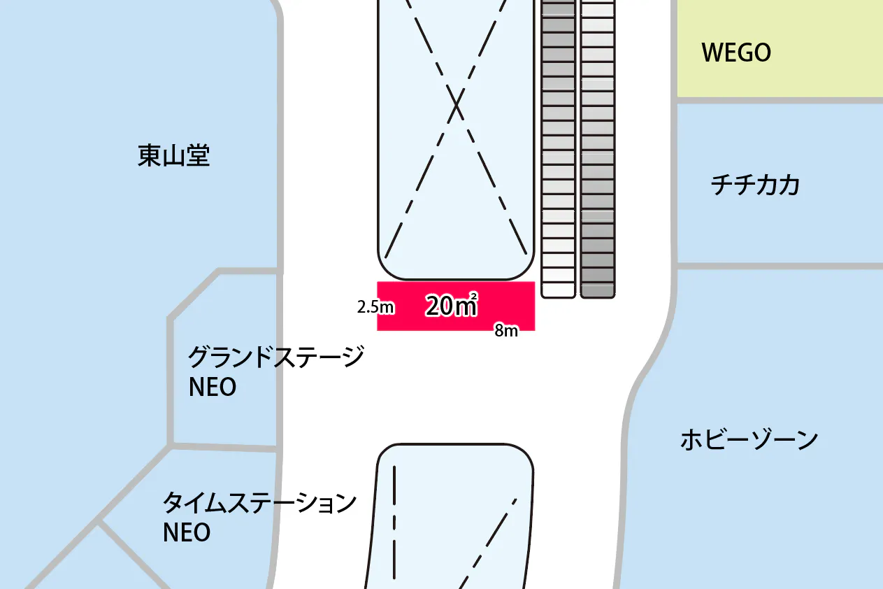 【イオンモール盛岡南*】3階ブリッジA