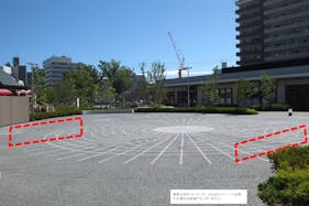 【BRANCH 博多パピヨンガーデン】プロモーションや物販用途での利用が可能な商業施設の屋外スペース