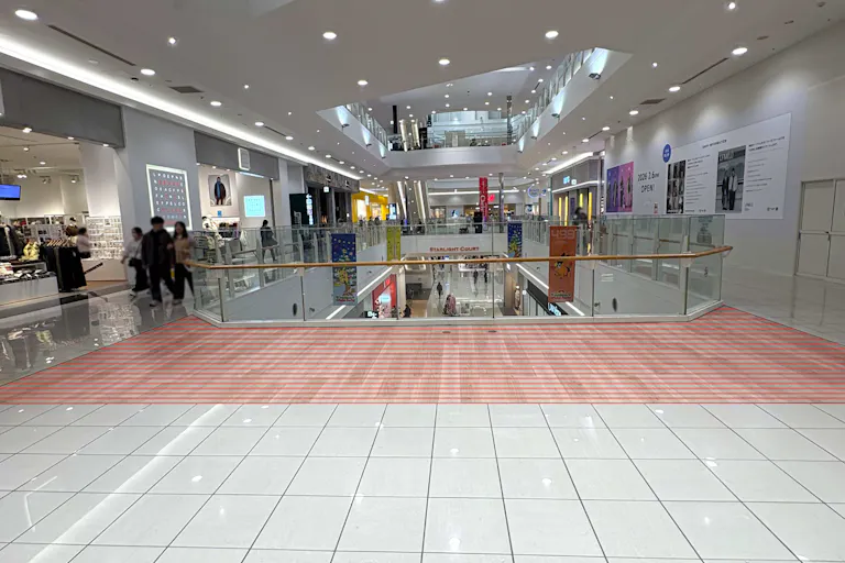 【イオンモール橿原】ノースモールエスカレーター脇(LUSH前)の画像2