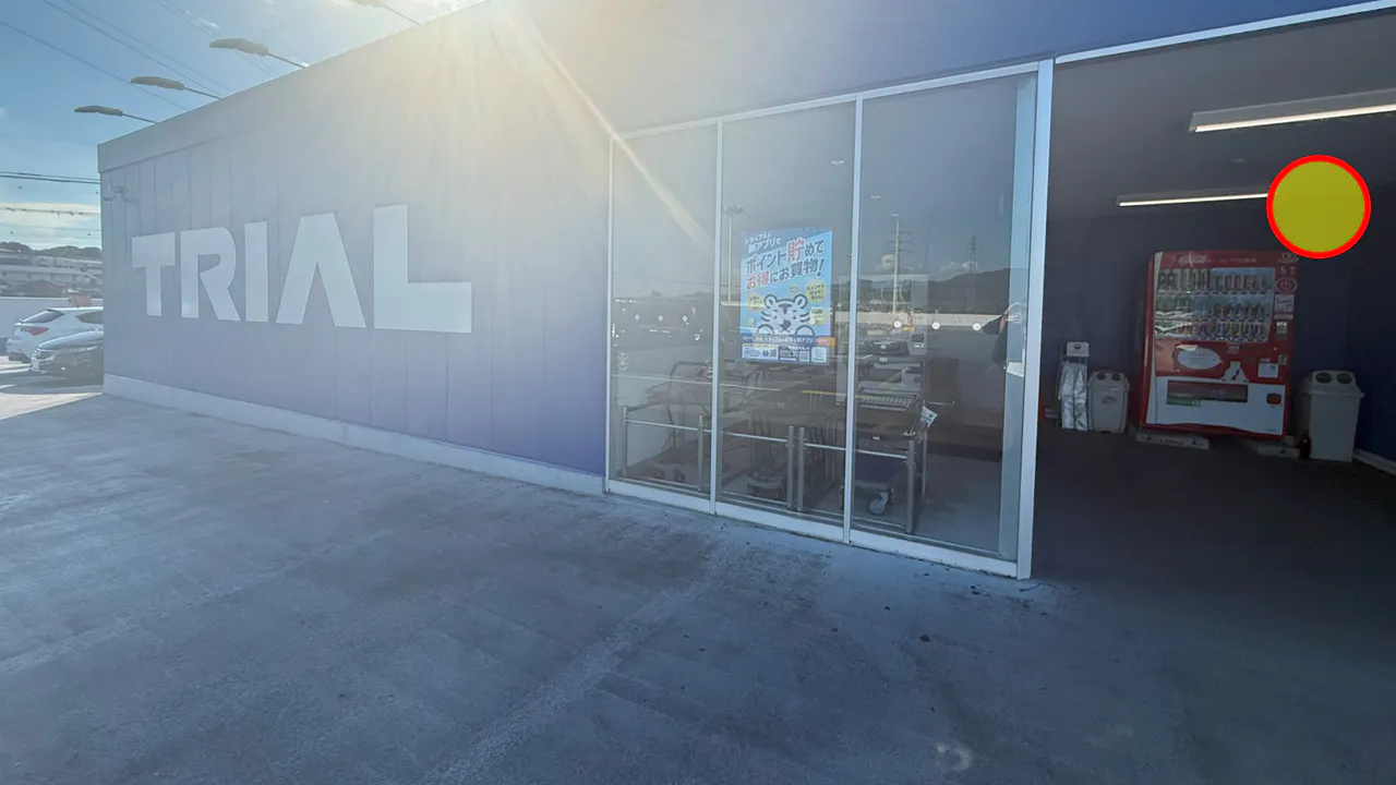 【スーパーセンタートライアル久留米上津店】【2F駐車場】食物販の出店が可能なトライアルマルシェ（キッチンカー/テント・スペース）