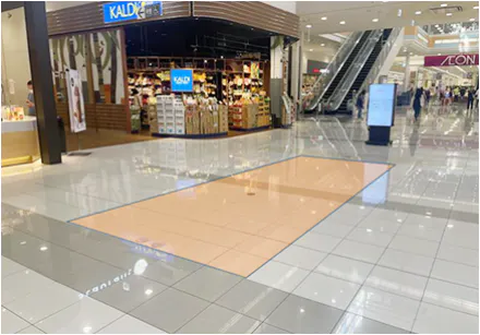 【イオンモール浜松市野*】1F　物販スペースA(GODIVA前)の画像