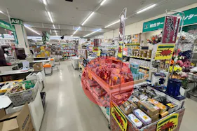 【HIヒロセホームセンター日向店】プロモーションイベントに最適なホームセンター内の入口付近屋内スペース