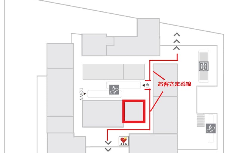 お客さまの導線