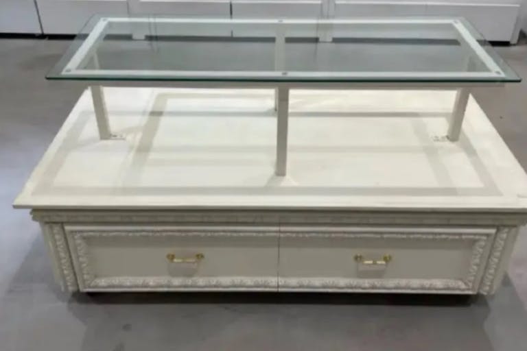 H83×W150×D75 2段テーブル棚