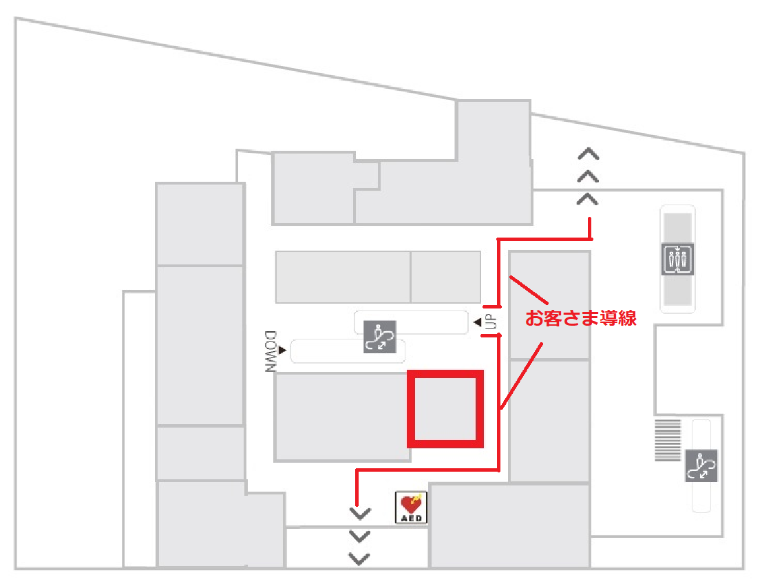 お客さまの導線