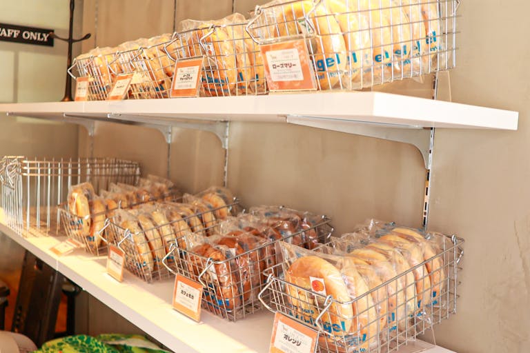 利用事例(ベーグルショップ)