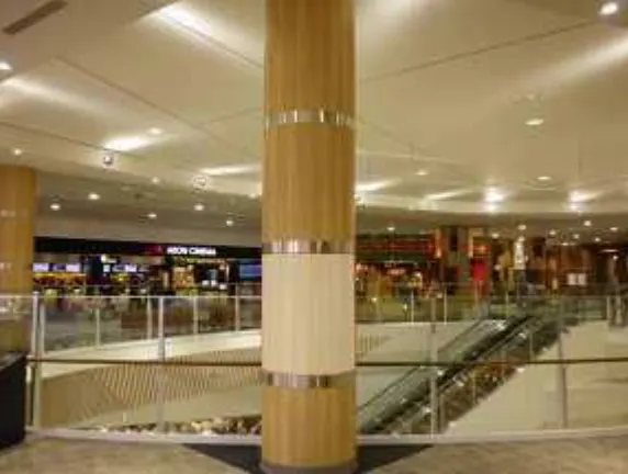 【イオンモール天童】モール内広告 柱巻き