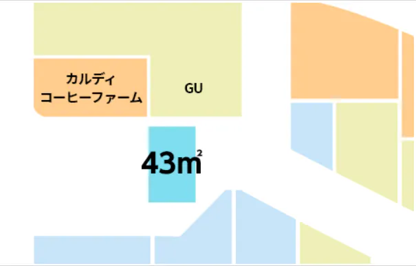 【イオンモール大垣*】1F　風の広場 B　GU前
