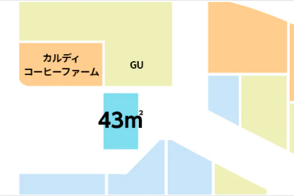 【イオンモール大垣*】1F 風の広場 B GU前