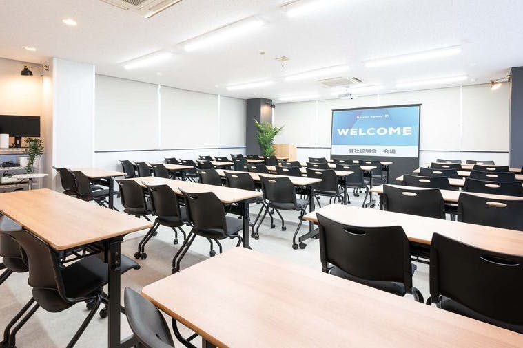 【神田駅1分】展示会、販売会にも適した70㎡ の広いレンタルスペース