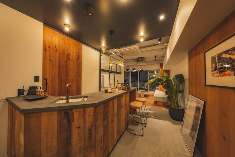 粋なBARカウンター