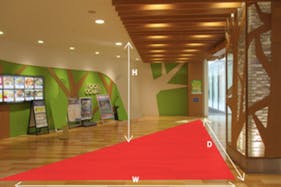 【神戸ハーバーランドumie(ウミエ)】VP設置場所「ノースモール4階フードコート前」