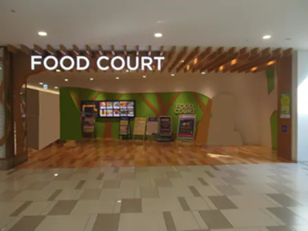 【神戸ハーバーランドumie(ウミエ)】VP設置場所「ノースモール4階フードコート前」