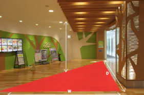 【神戸ハーバーランドumie(ウミエ)】VP設置場所「ノースモール4階フードコート前」