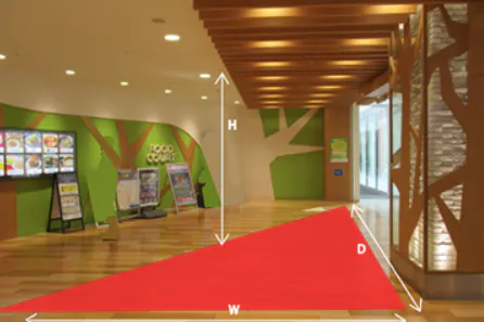 【神戸ハーバーランドumie(ウミエ)】VP設置場所「ノースモール4階フードコート前」