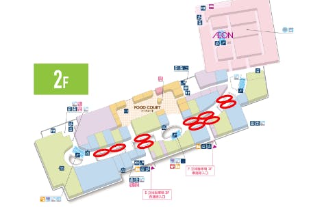 【イオンモール春日部】モール内広告 通路バナー