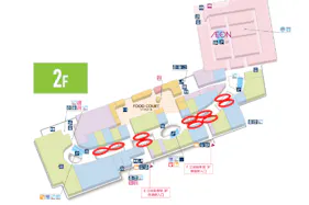 【イオンモール春日部】モール内広告 通路バナー